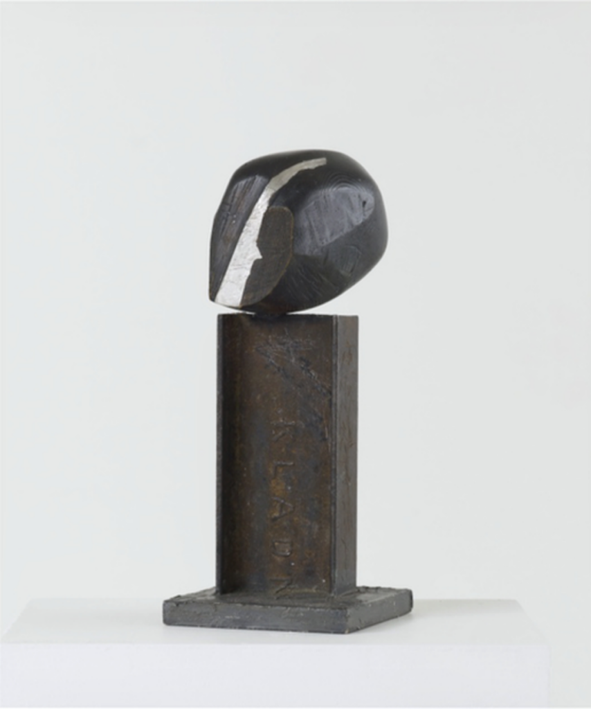 Heretic, 1964, iron, wood and tin, 37 x 15 x 18 cm. Sara Hildén Foundation / Sara Hildén Art Museum. Image: Jussi Koivunen