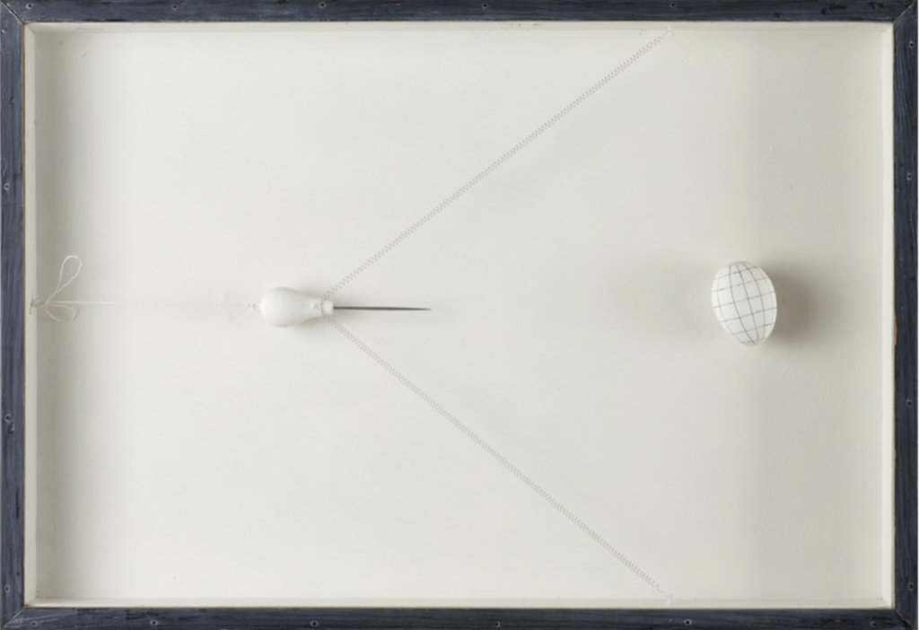 Balance, 1968, assemblage, 40 x 59 x 5 cm. Kimmo Kaivanto Foundation. Image: Kimmo Koskela