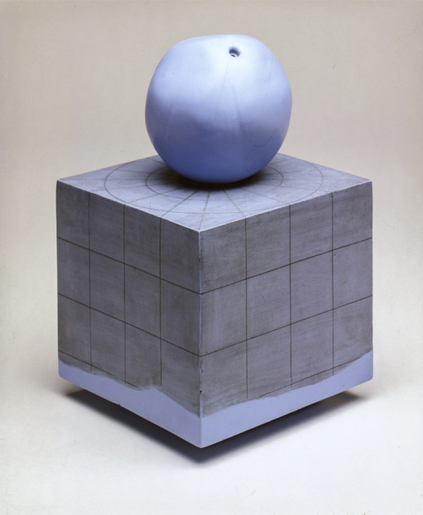 Children are Round and Animals, 1968, painted wood, 36 x 22,5 x 22,5 cm. Kimmo Kaivanto Foundation. Image: Lasse Koivunen
