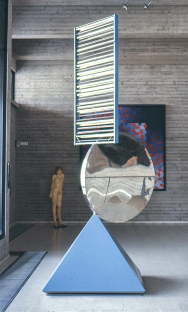 Construction for Wind and Light, 1969, steel, height 360 cm. Sara Hildén Foundation / Sara Hildén Art Museum. Image: Lasse Koivunen