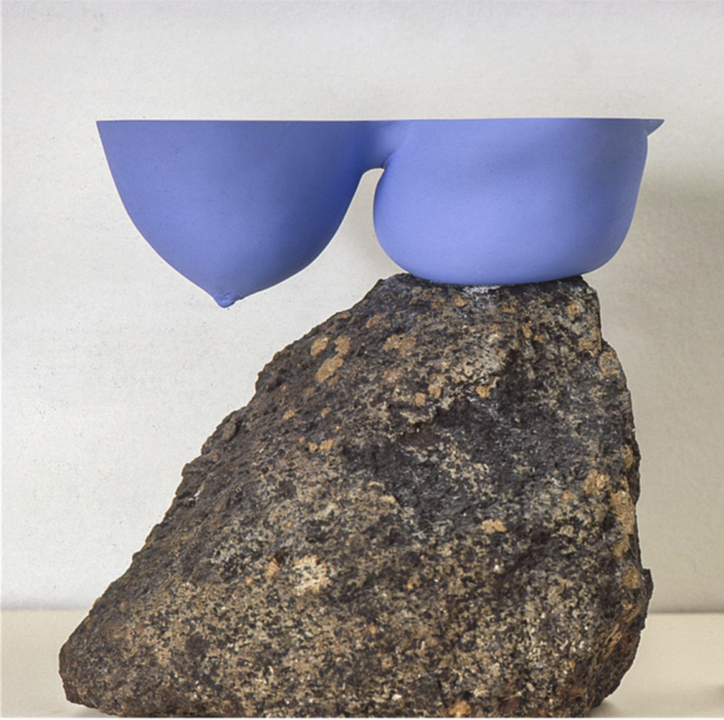 Touch, 1972, plastic padding and stone, 33,5 x 30 x 25 cm. Kimmo Kaivanto Foundation. Image: Lasse Koivunen